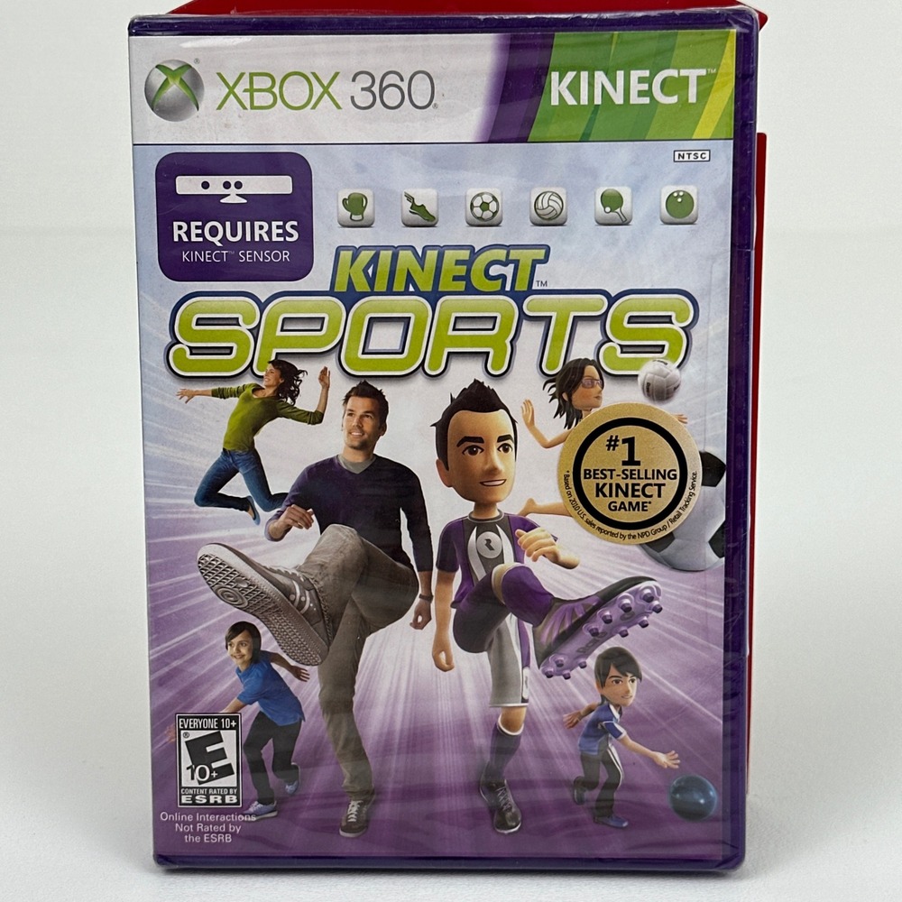 Kinect Sports Xbox 360 Microsoft Game Studios New Sealed Motion Sports Game